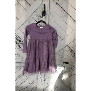 Hanna andersson size 120 6/7 purple Dress girls